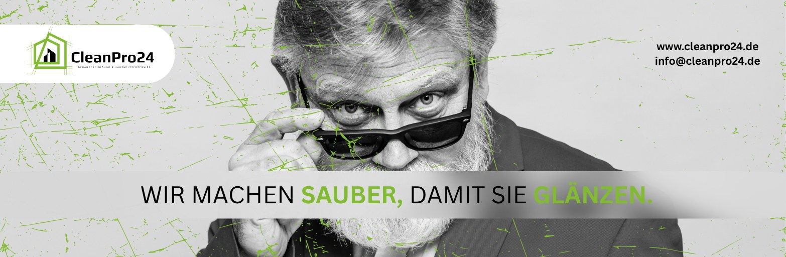Präsentationsansicht der Firma CleanPro24 GmbH