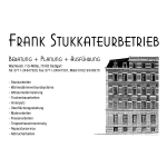 Frank Stukkateurbetrieb