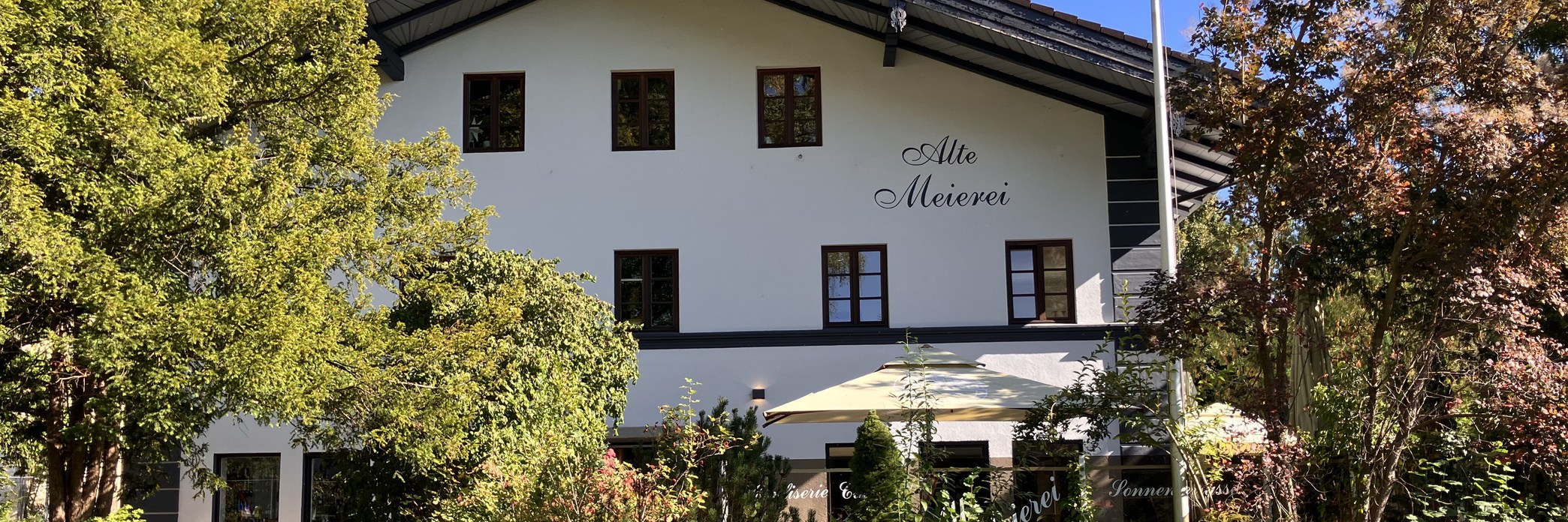 Präsentationsansicht der Firma Café Alte Meierei