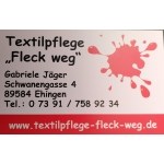 Textilpflege „Fleck weg"