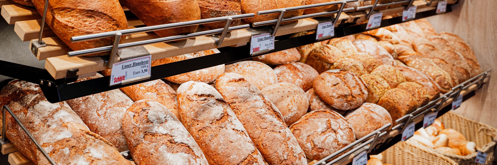 Präsentationsansicht der Firma Schmitt Linus Bäckerei