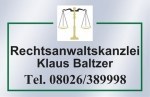 Rechtsanwaltskanzlei
Klaus Baltzer