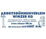 Arbeitsbühnenverleih Winzer KG