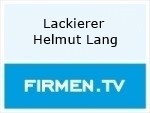 Lackierer Helmut Lang