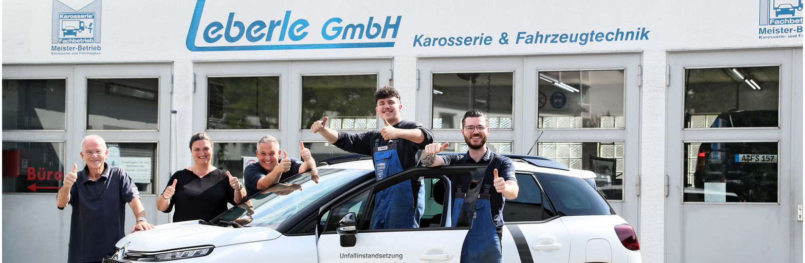 Präsentationsansicht der Firma Leberle GmbH
Karosserie & Fahrzeugtechnik