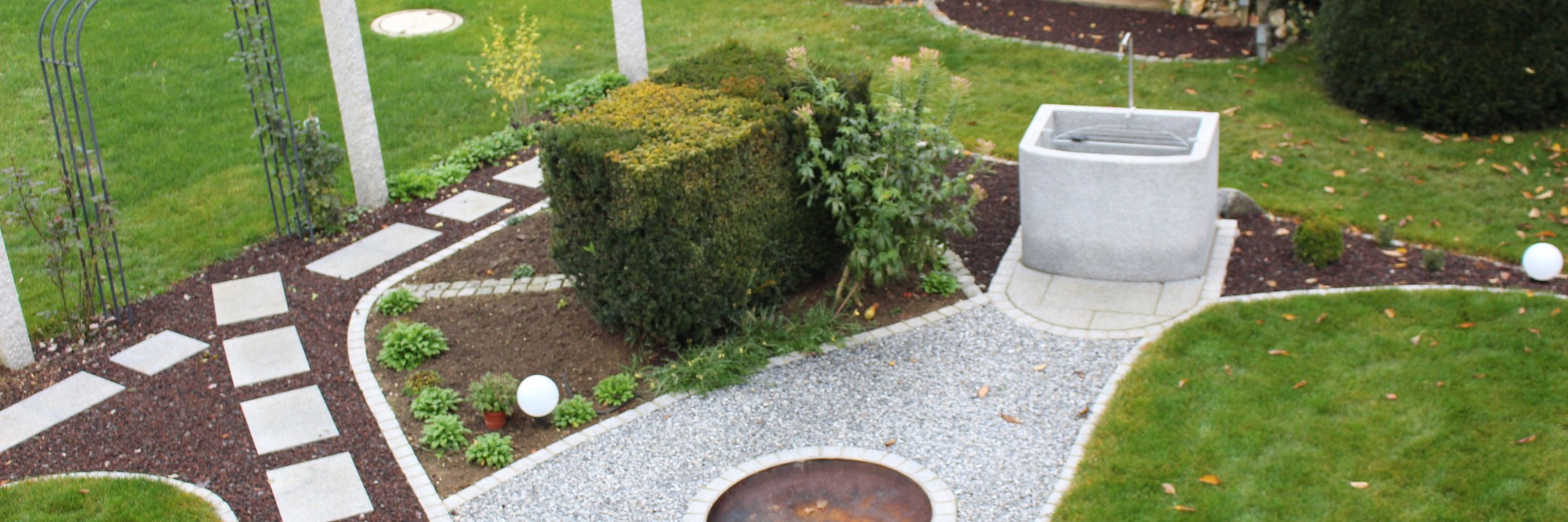 Präsentationsansicht der Firma Bellaina Gartengestaltung