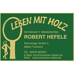 Schreinermeister Robert Hefele