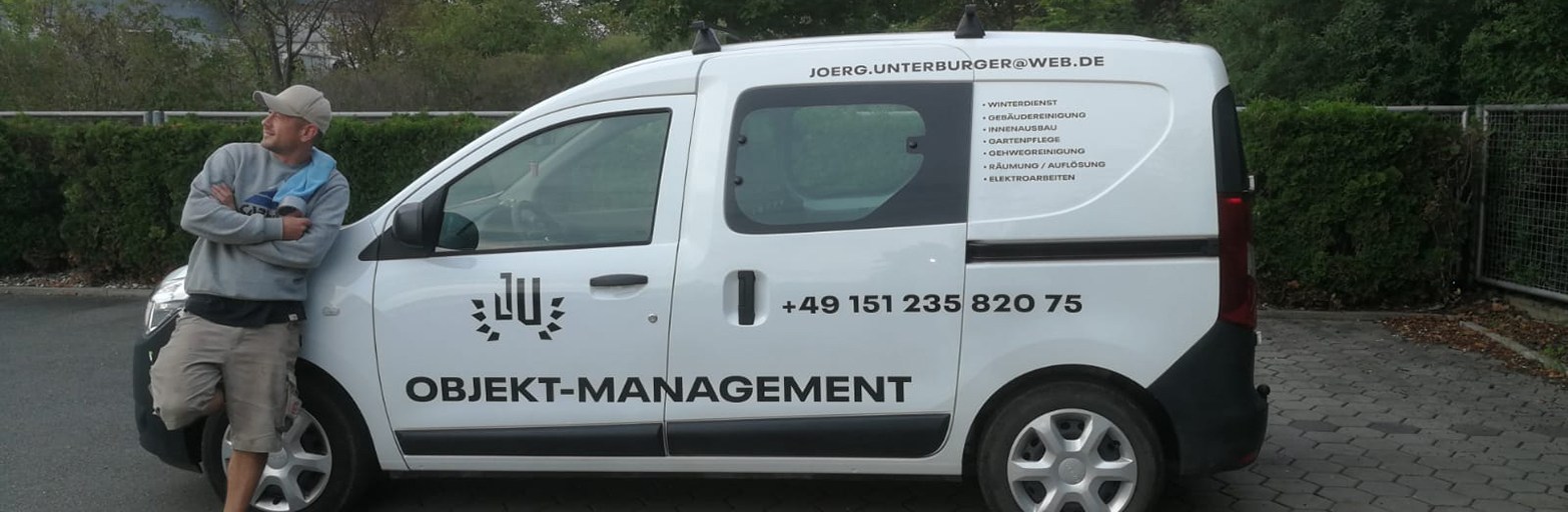 Präsentationsansicht der Firma Hausmeisterservice Unterburger