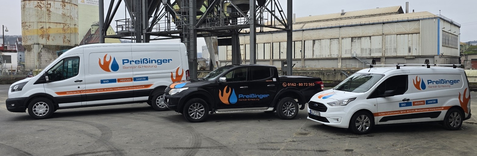 Präsentationsansicht der Firma Preißinger Sanitär & Heizung