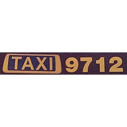TAXI 9712
Taxi- und Mietwagenunternehmen 
Ralf Becker