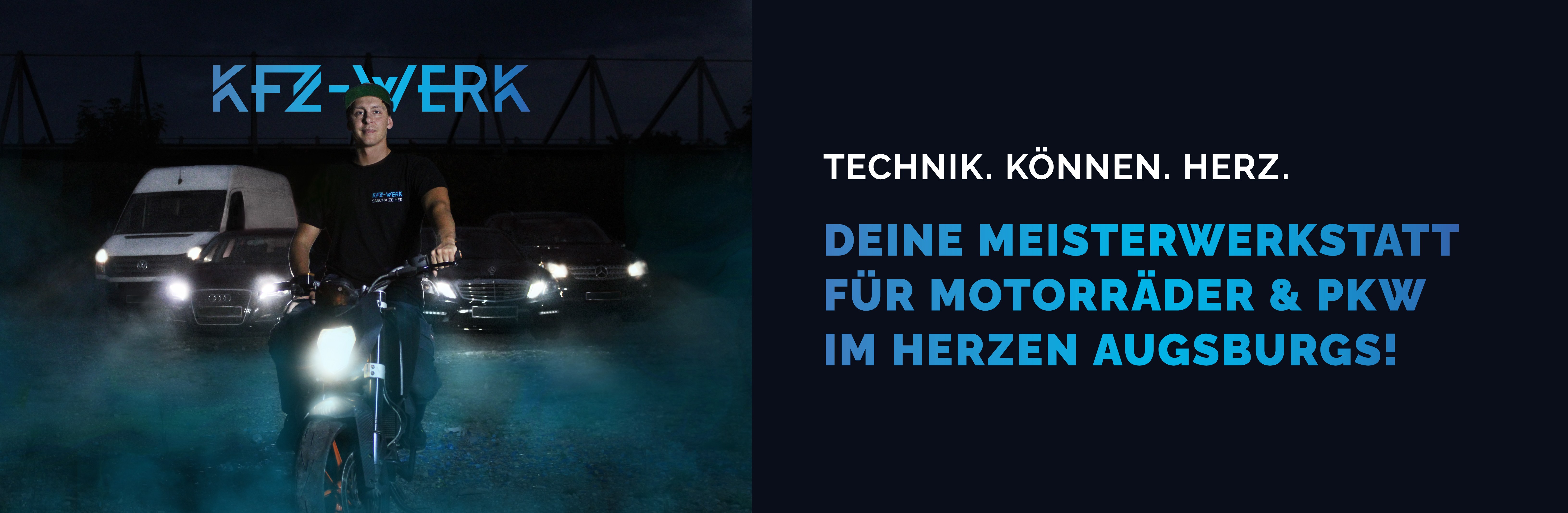 Präsentationsansicht der Firma KFZ-WERK