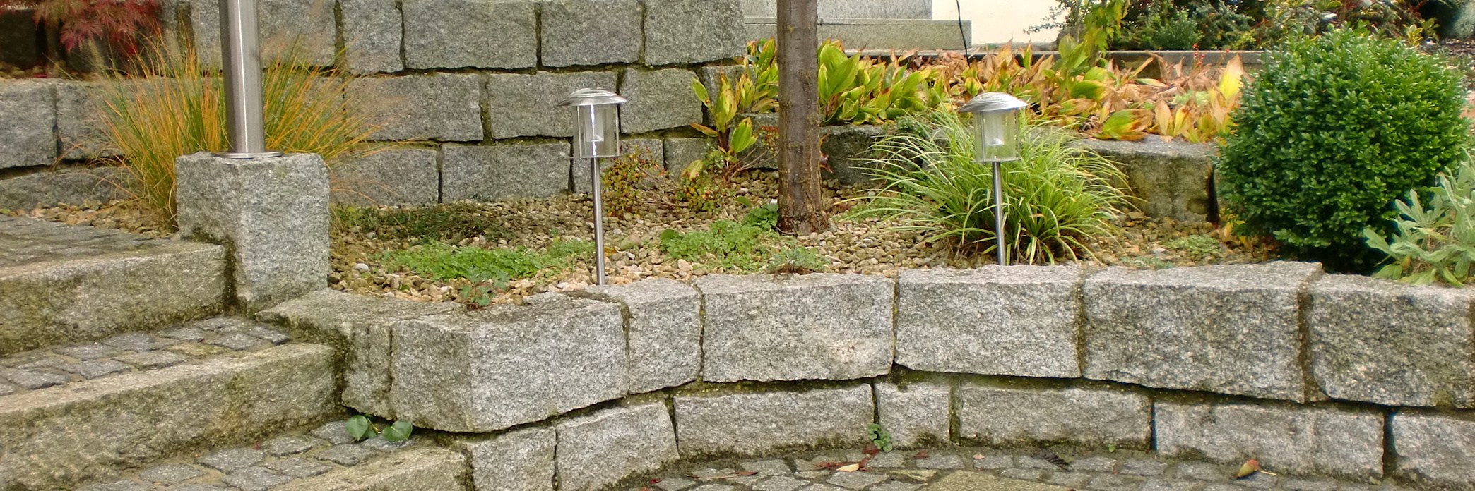 Präsentationsansicht der Firma Garten- und Landschaftsbau Baumann